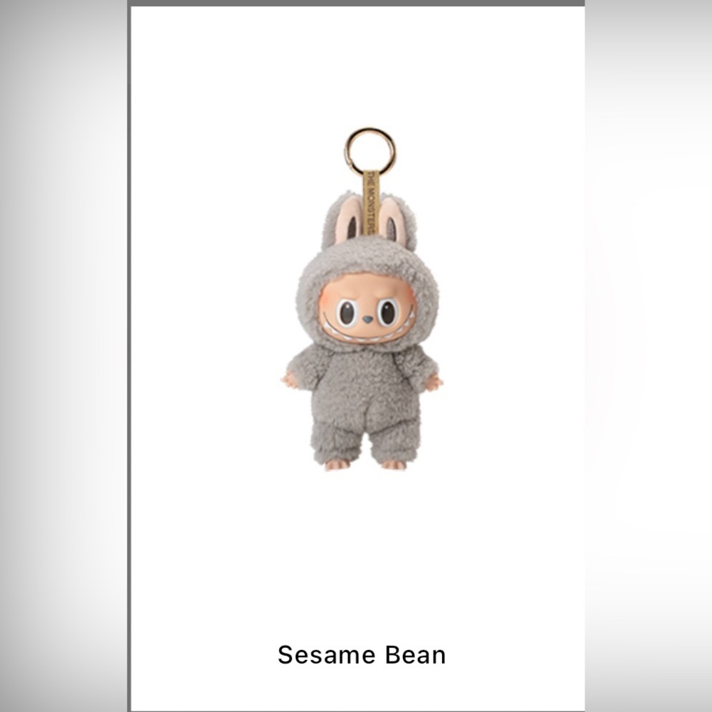 POP MART Labubu The Monsters Exciting Macaron “Sesame Bean”